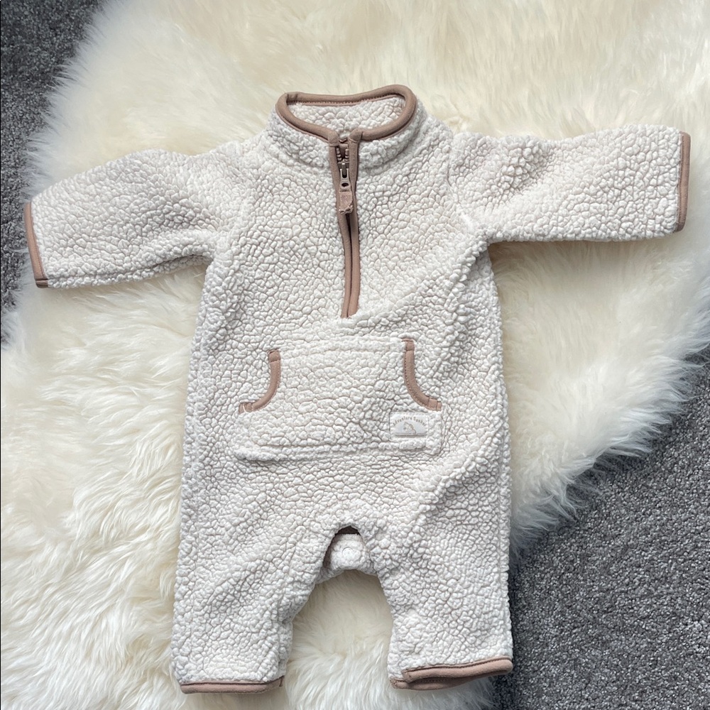 Carter's Cream Sherpa Baby Footie